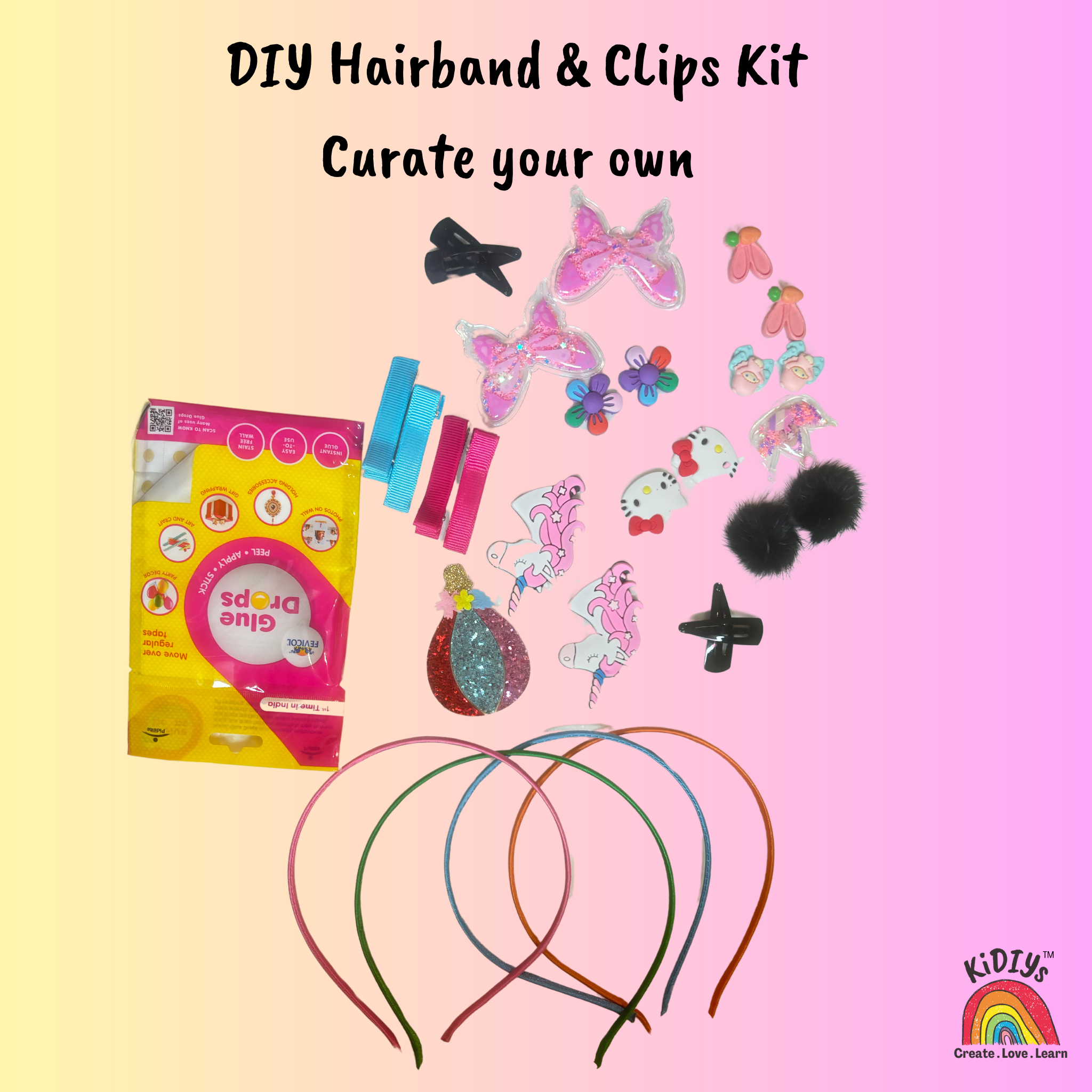 DIY Make your own hairbands and clips