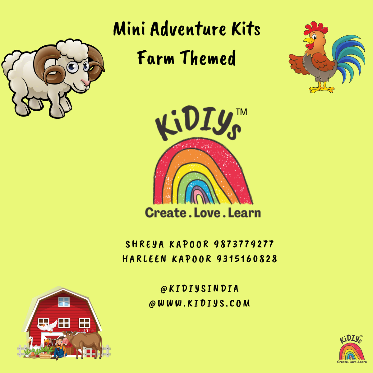 Mini Adventure Kits - Farm themed