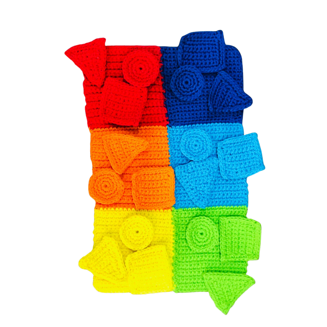 Crochet shape & color sorter