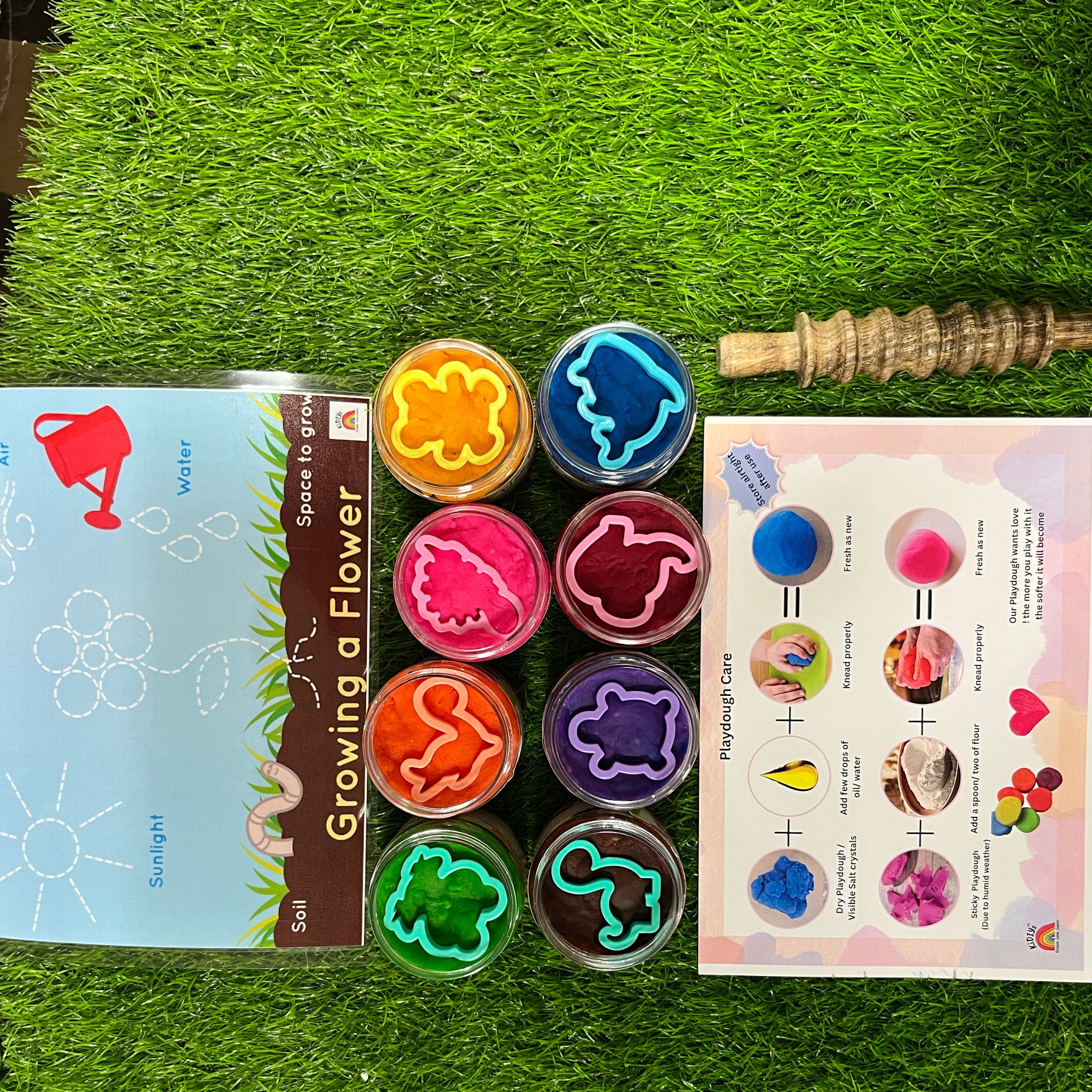 Dough playdough set of 8