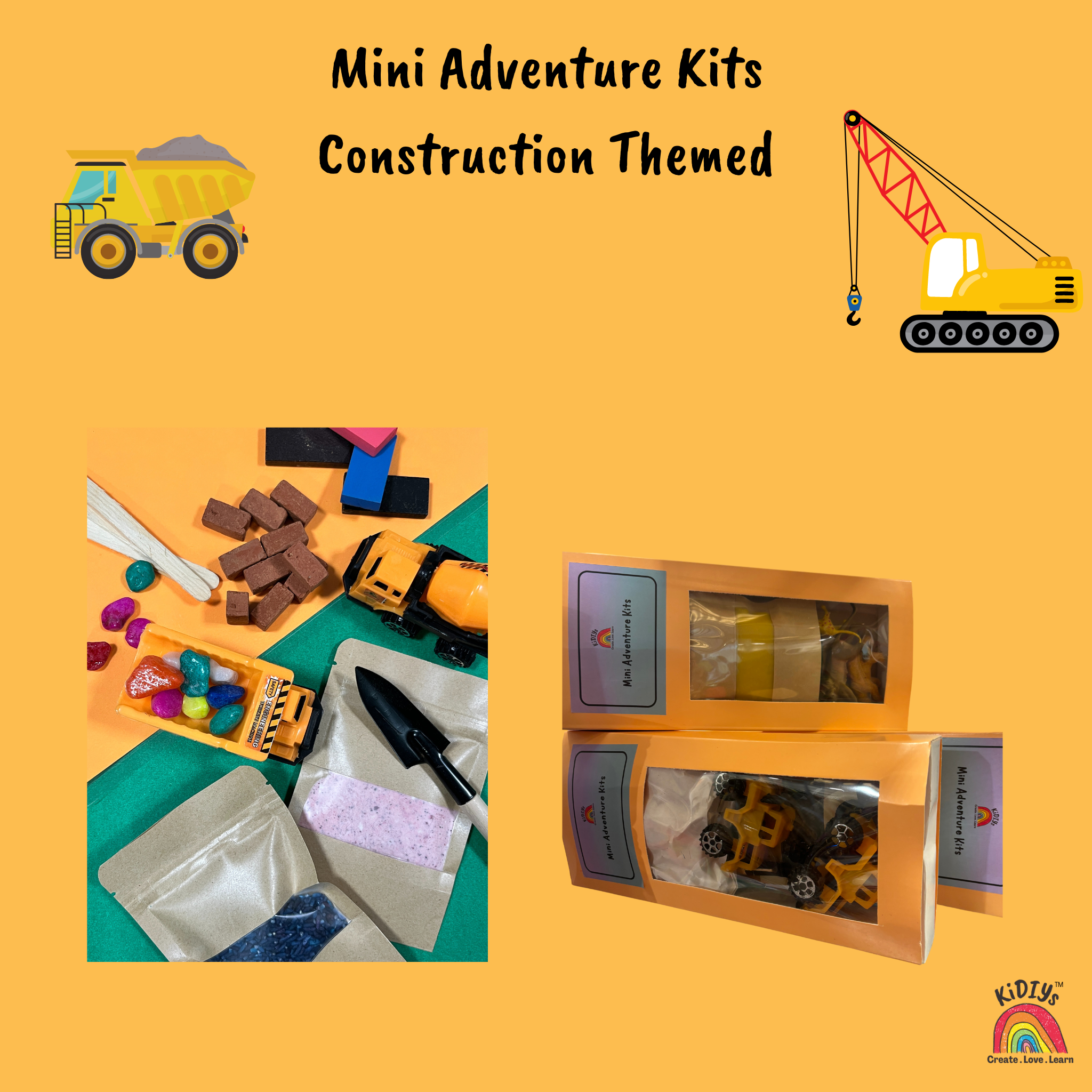 Mini Adventure Kits - Construction themed