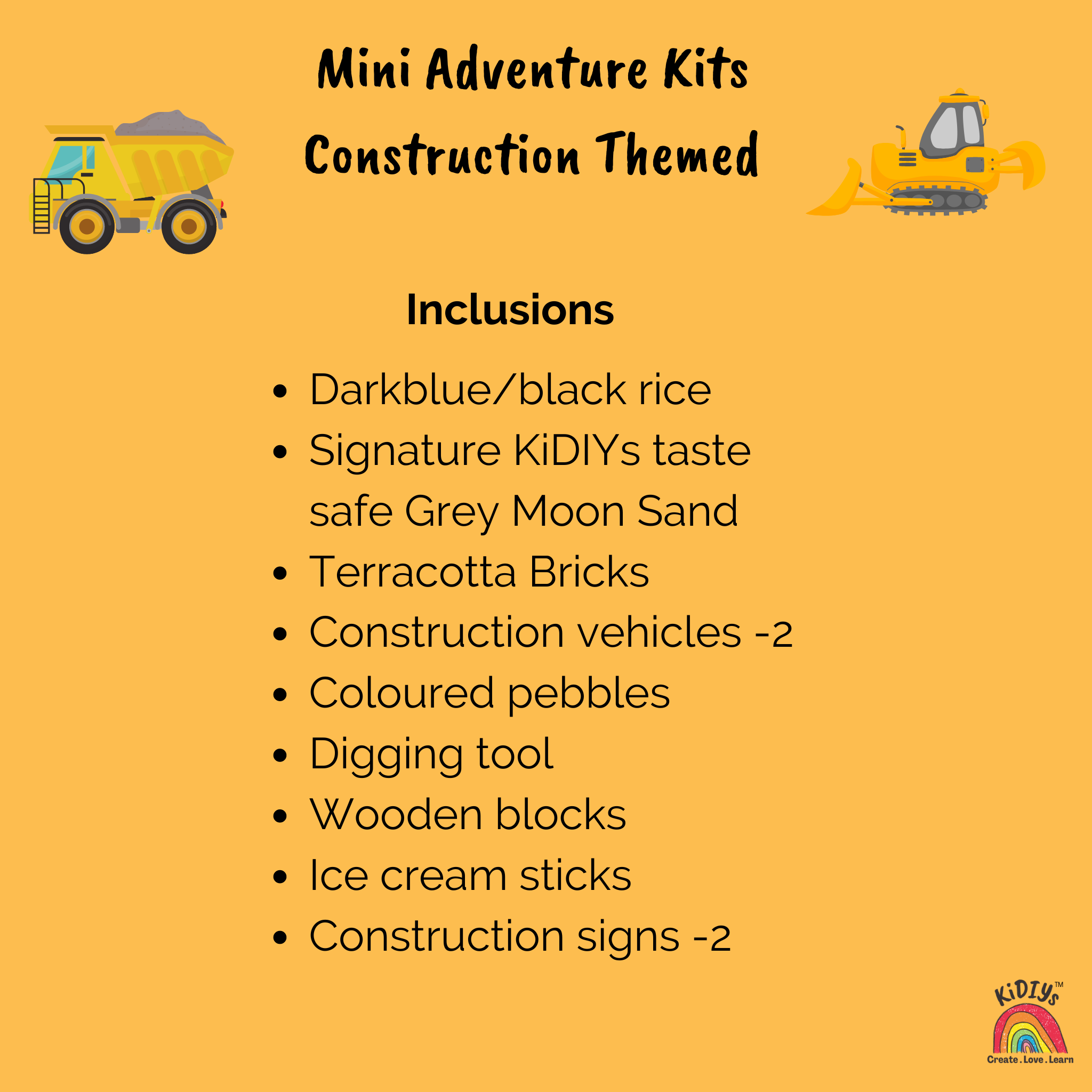Mini Adventure Kits - Construction themed