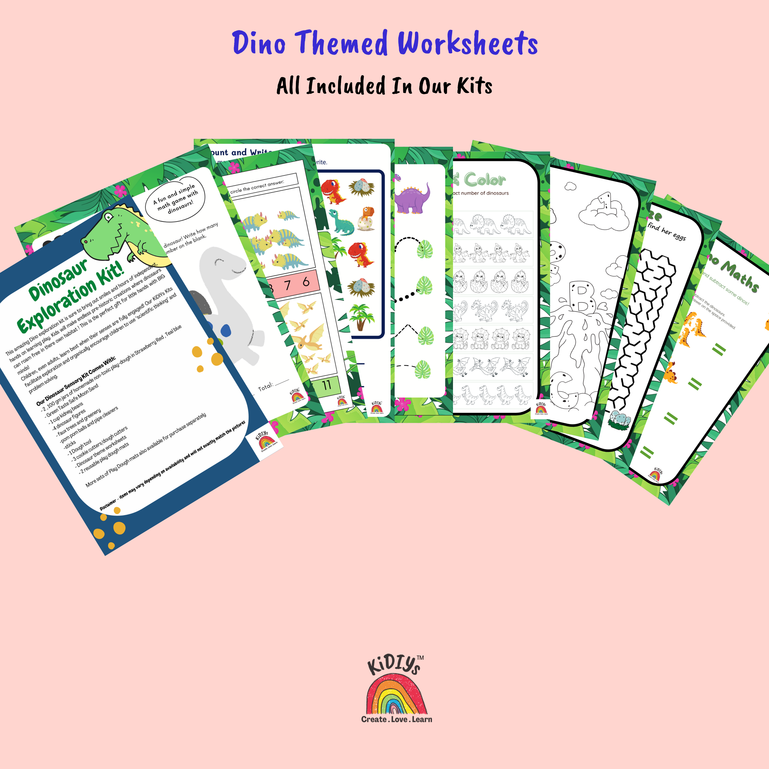 Dinosaur Exploration sensory  Kit