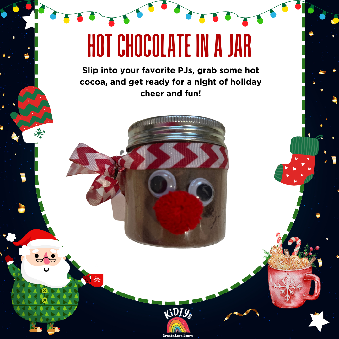 DIY Christmas Hot Chocolate In A Jar