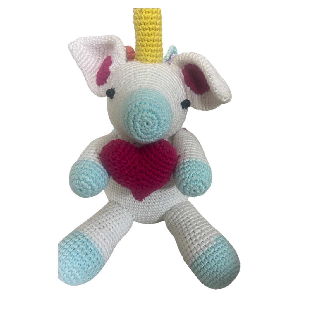 Crochet Unicorn Toy