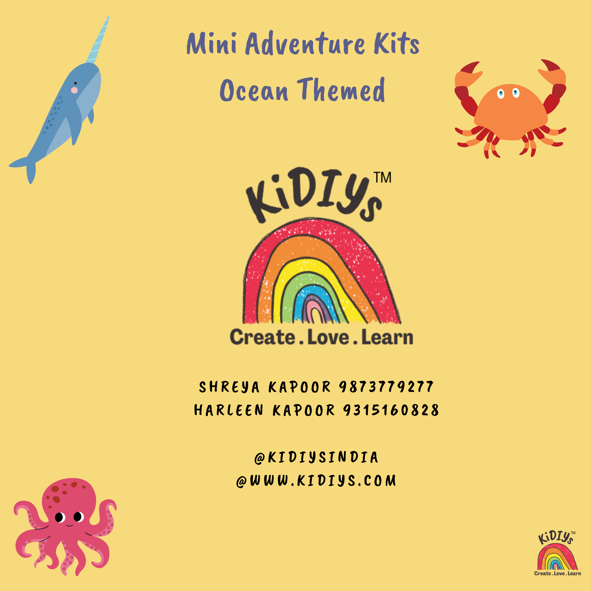 Mini Adventure Kits - Ocean themed