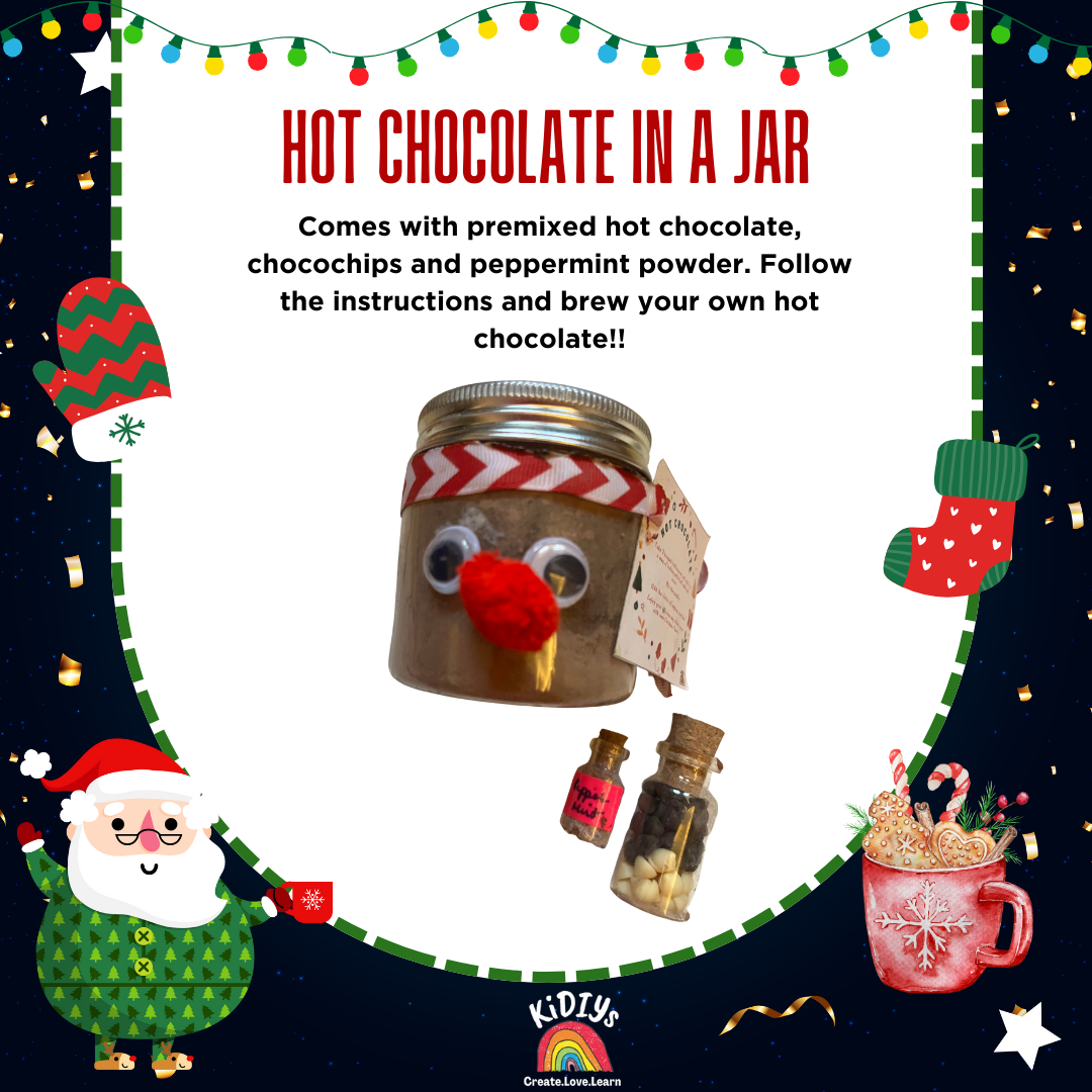 DIY Christmas Hot Chocolate In A Jar