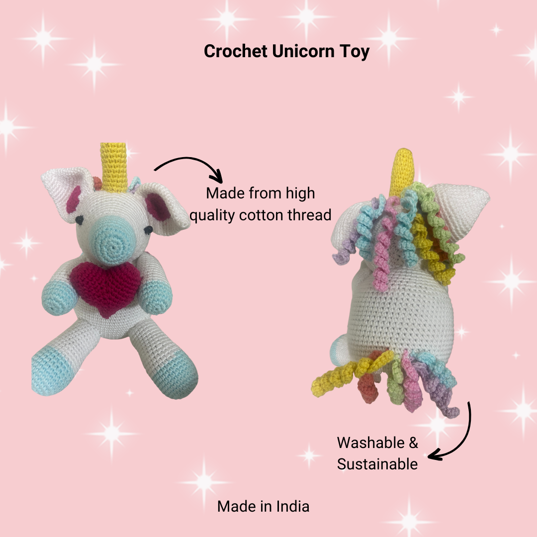 Crochet Unicorn Toy