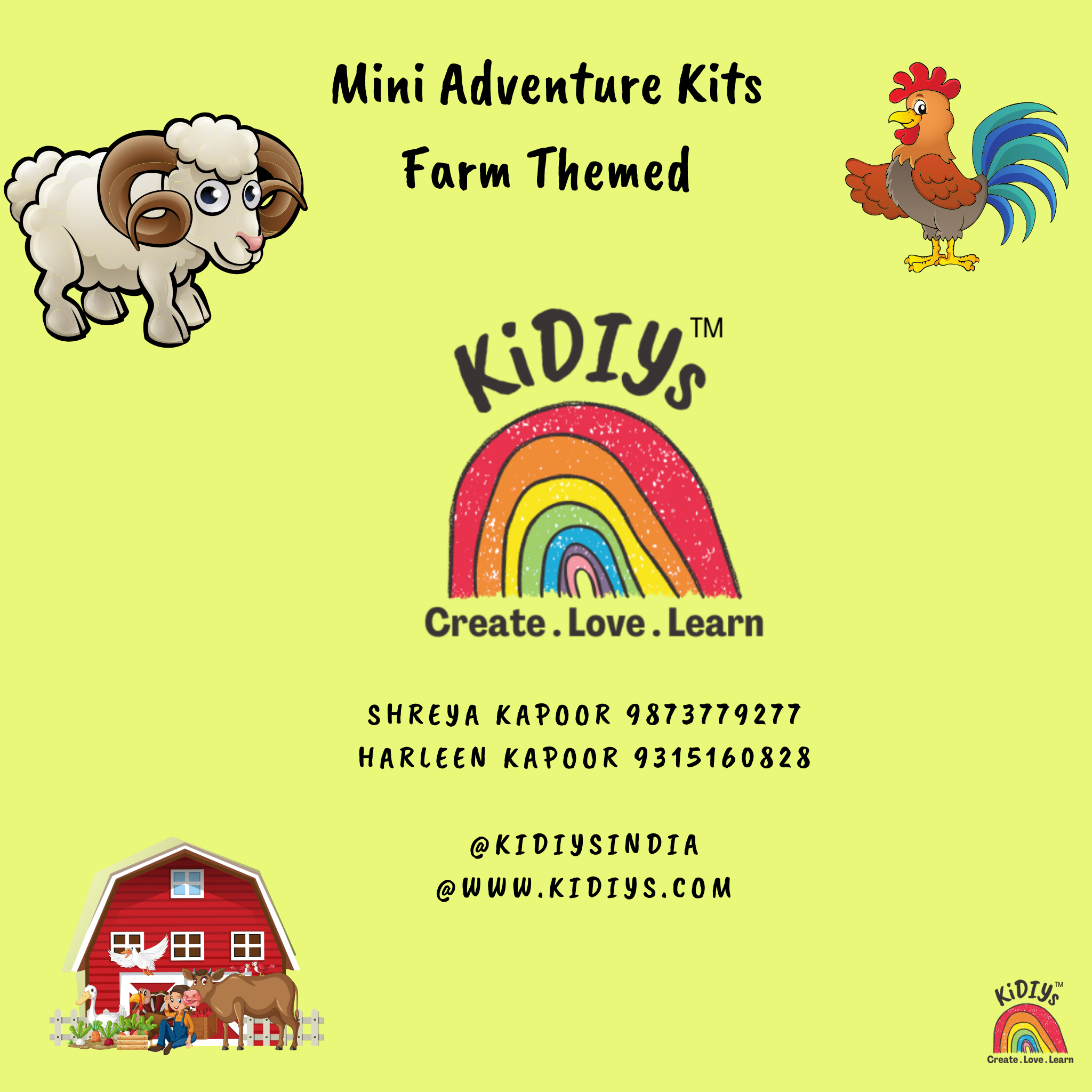 Mini Adventure Kits - Farm themed