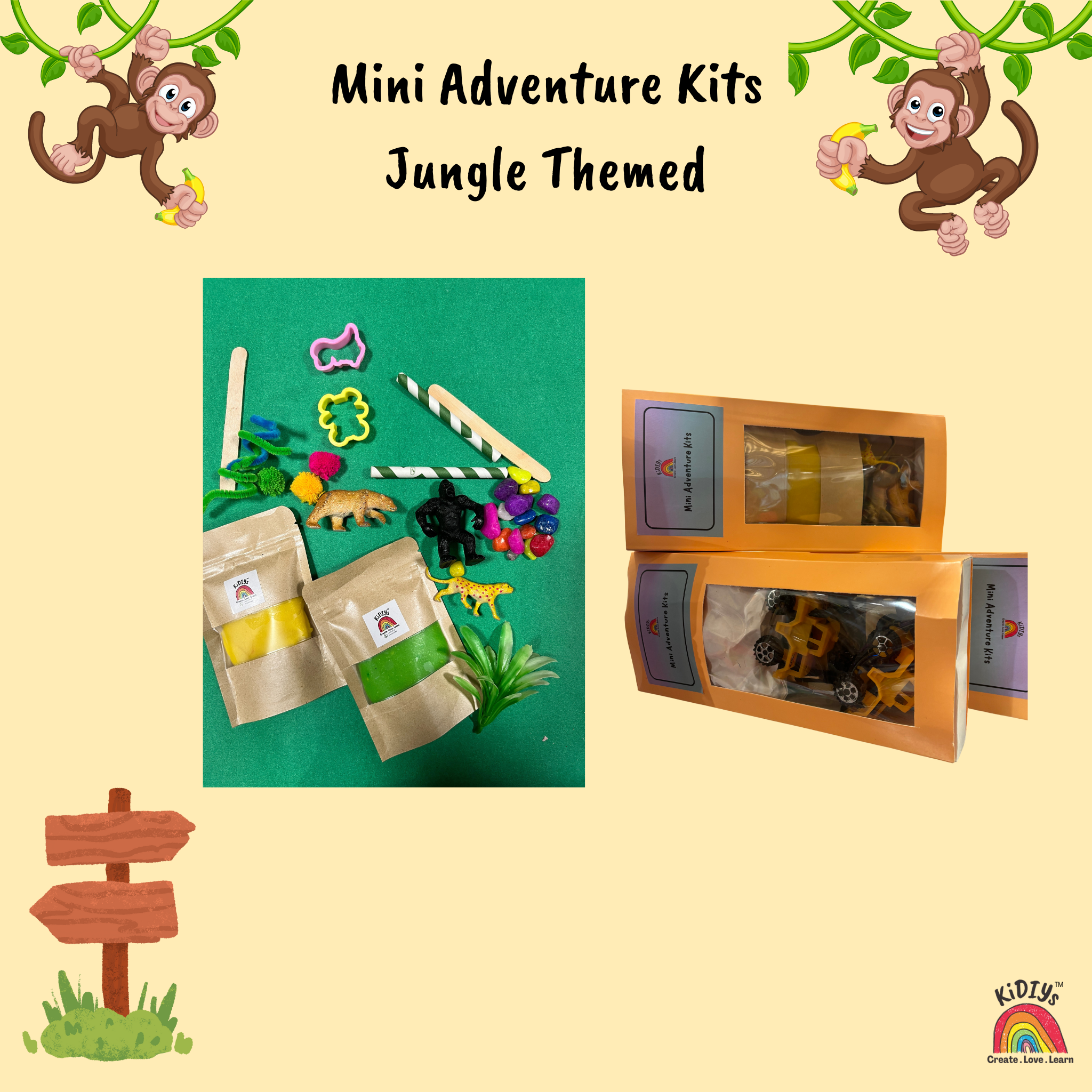 Mini Adventure Kits - Jungle themed