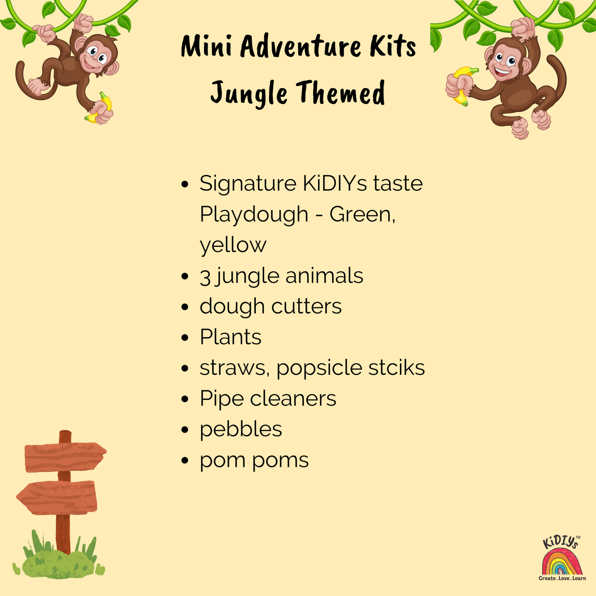Mini Adventure Kits - Jungle themed