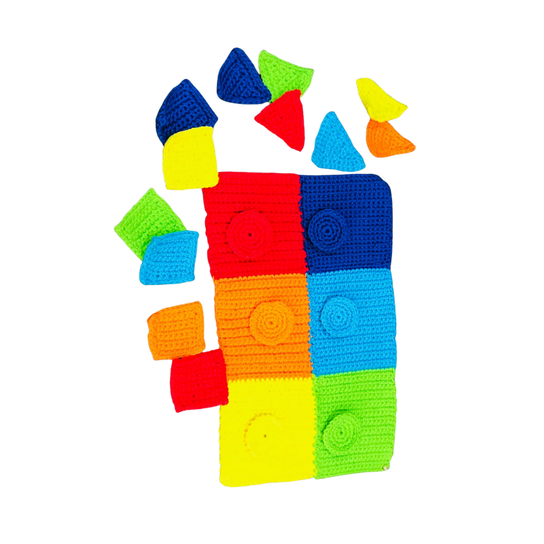 Crochet shape & color sorter