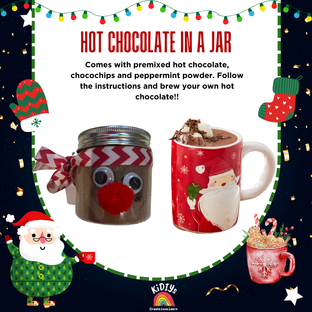 DIY Christmas Hot Chocolate In A Jar