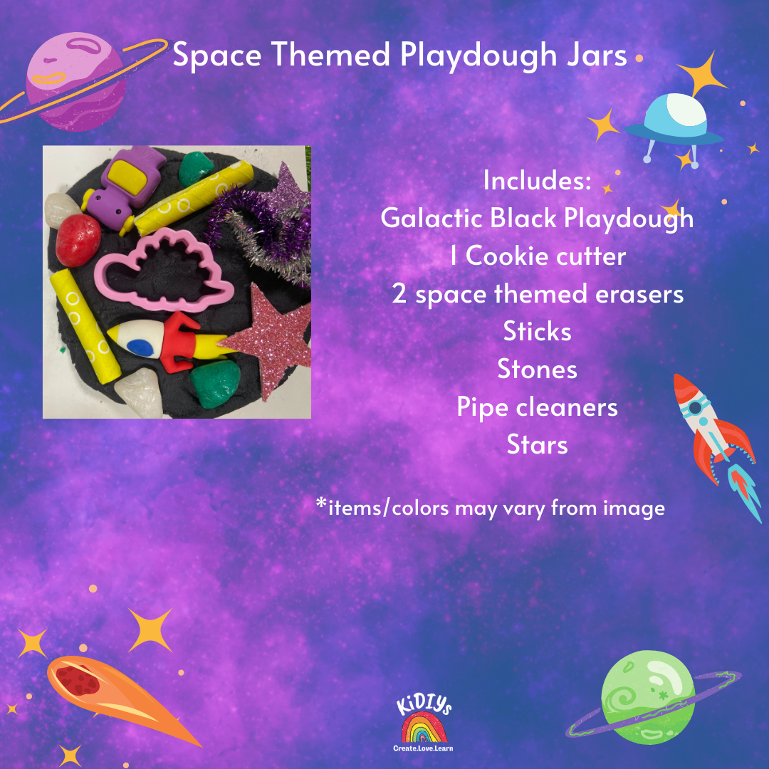 Themed Playdough Jar| 100grams | Organic | Peppermint Infused Dough| Taste Safe