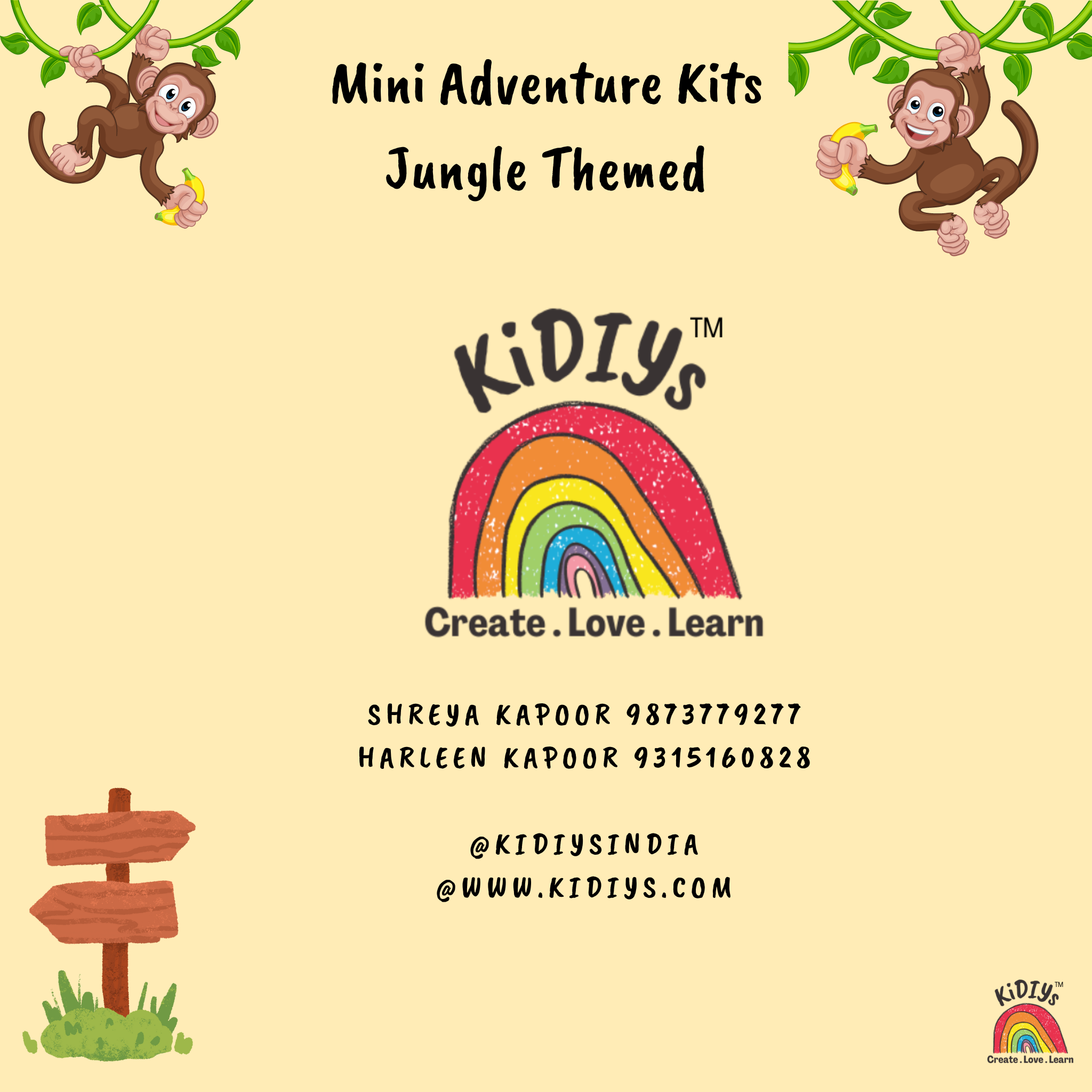 Mini Adventure Kits - Jungle themed