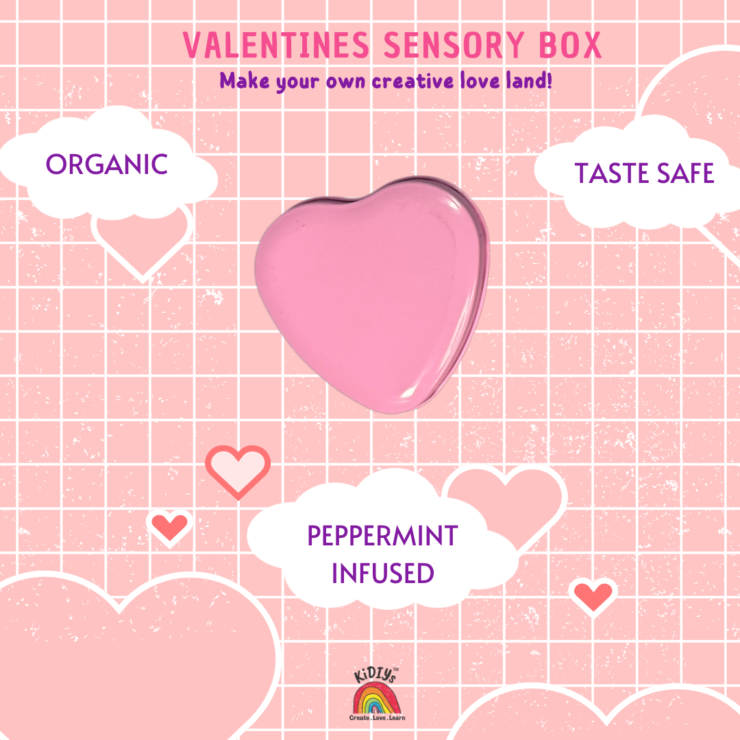 Heart Themed Playdough Box