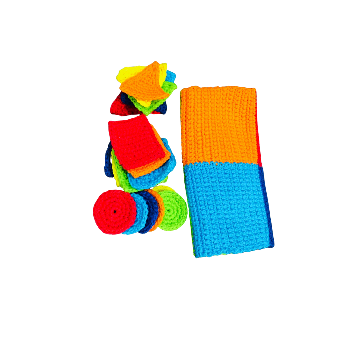 Crochet shape & color sorter