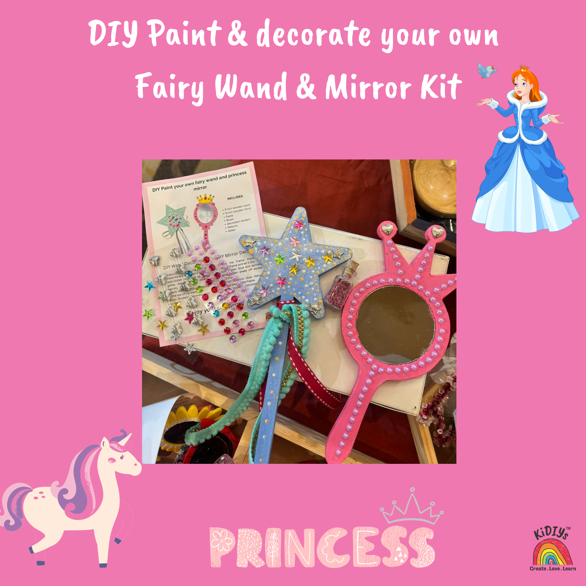 DIY Fairy Wand And Mirror Kit