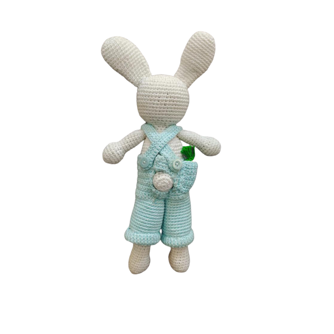 Crochet Dress Up Bunny Soft Toy | Pretend Play