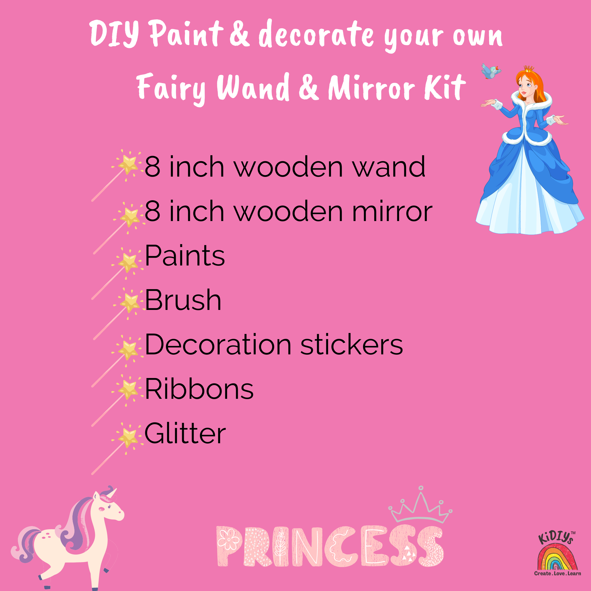 DIY Fairy Wand And Mirror Kit