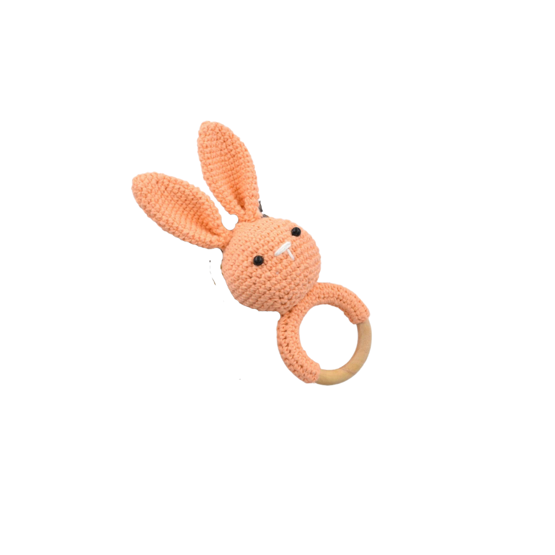Crochet Baby Teether Rattle