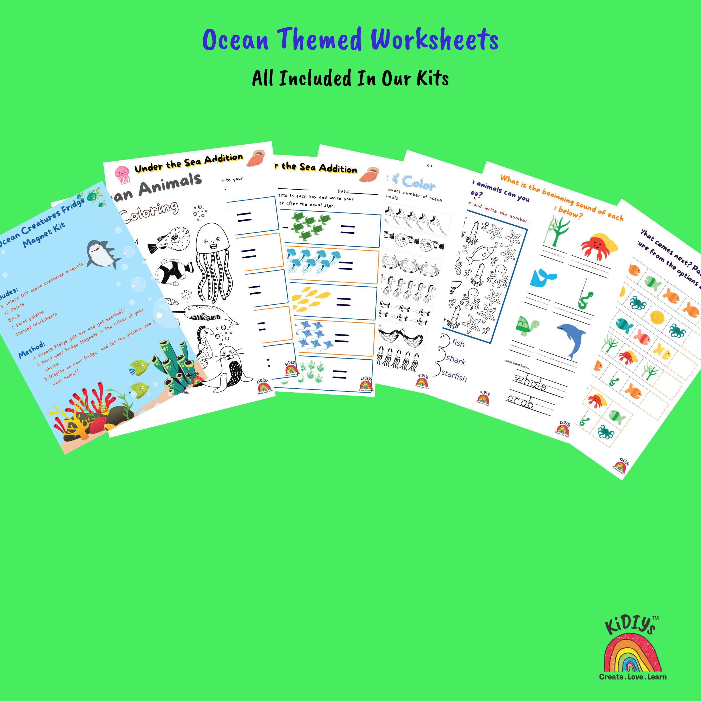 Ocean Exploration Sensory Kit