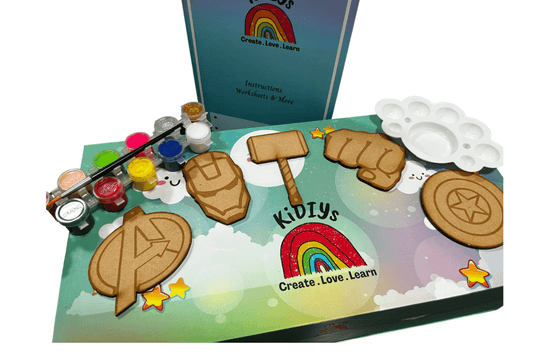 Avengers Themed Fridge Magnet Painting Kit 