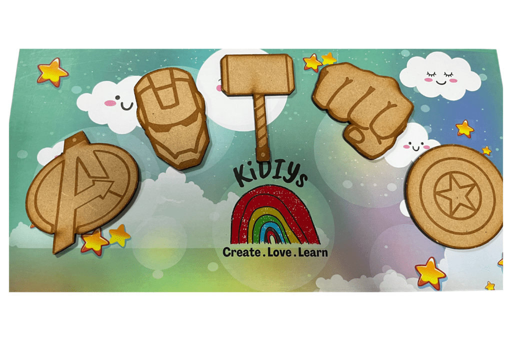 Avengers Themed Fridge Magnet Painting Kit