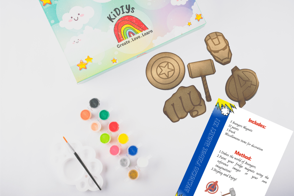 Avengers Themed Fridge Magnet Painting Kit