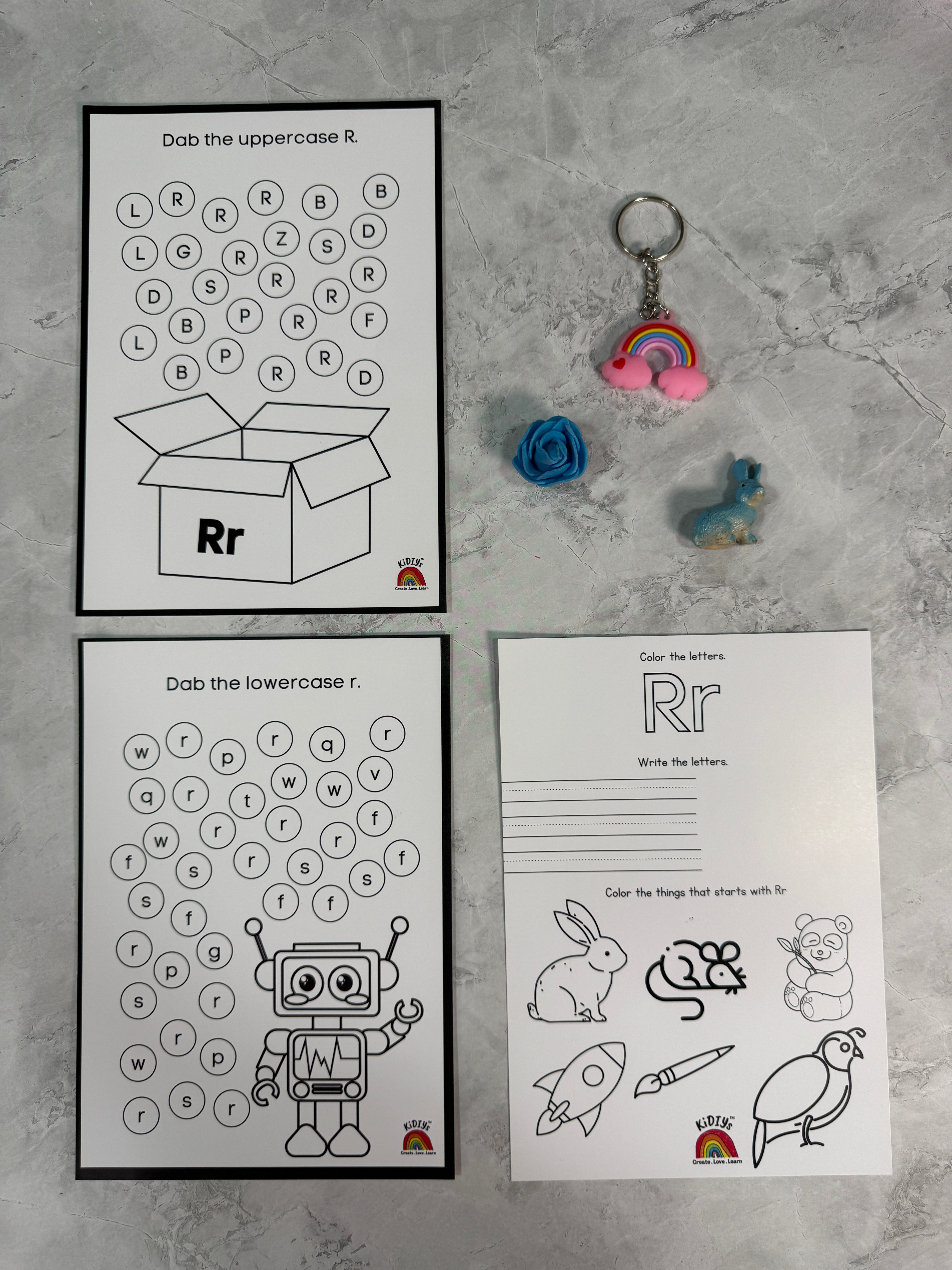 Ultimate Phonics Sound and 3D objects Educational Kit | 26 letters of alphabets included | 100+ worksheet | Reusables