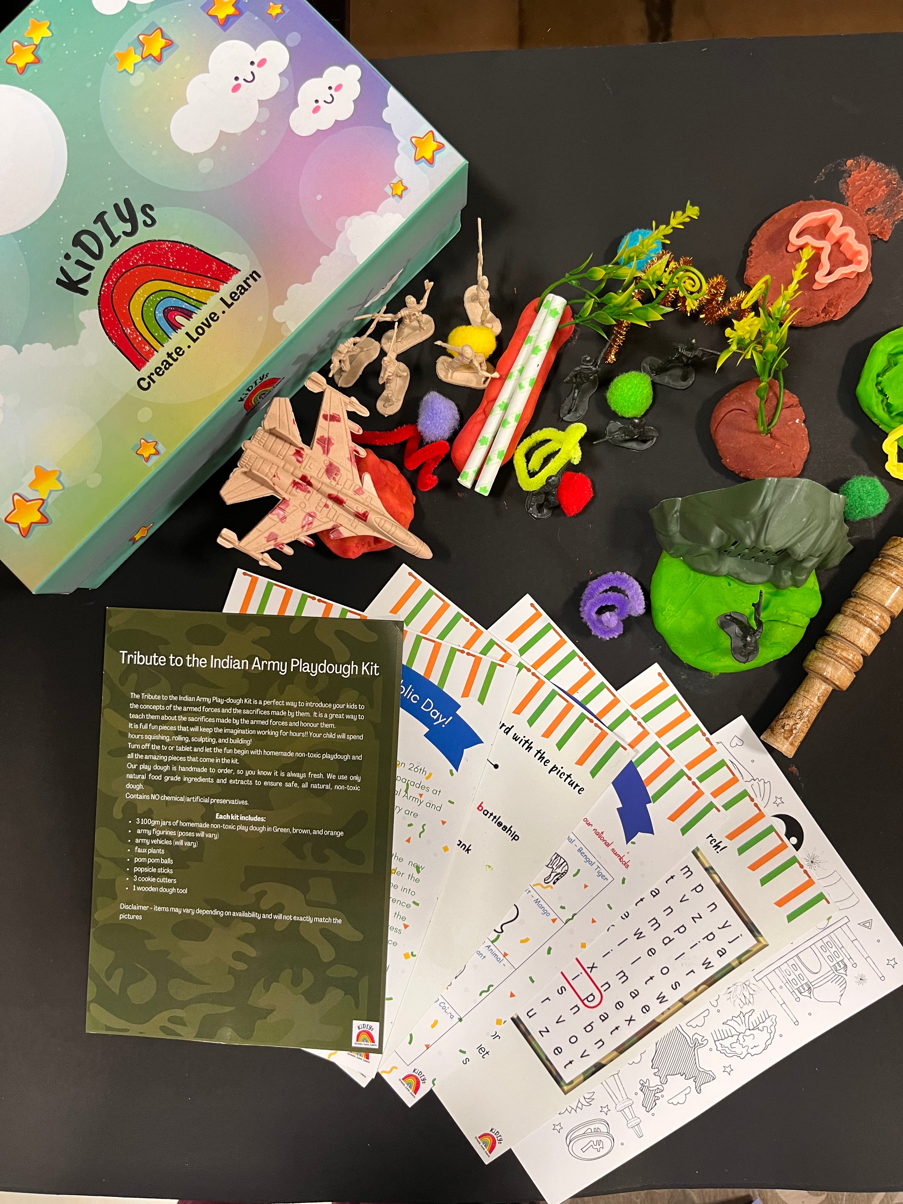 Tribute To Indian Army Sensory kit