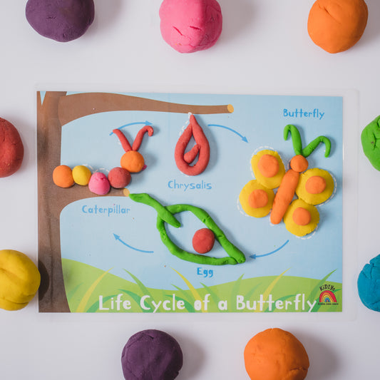 Playdough Mats A4 - set of 8