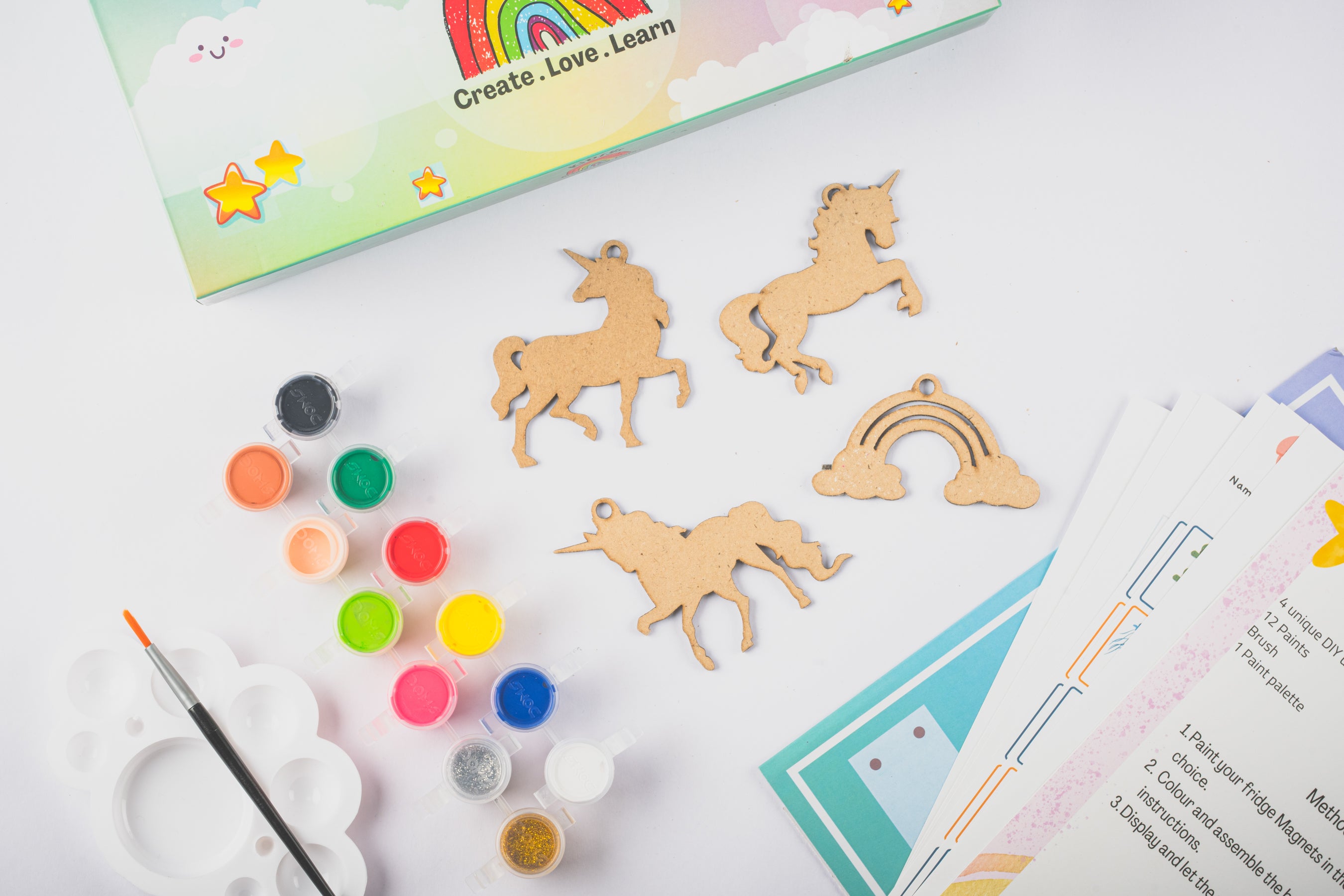 Unicorn Fridge Magnet Painting & Banner Kit