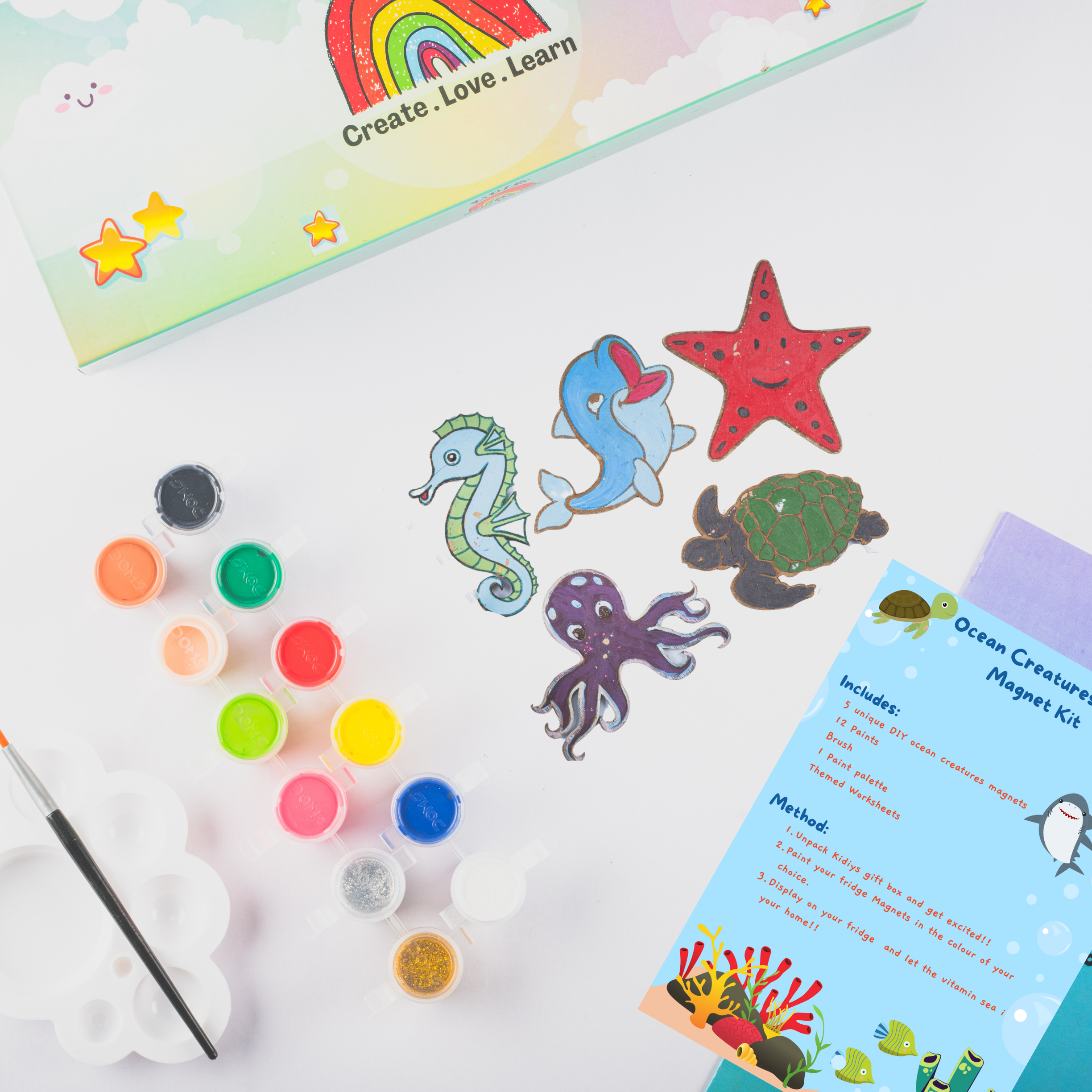 Ocean Fridge Magnet Painting Kit