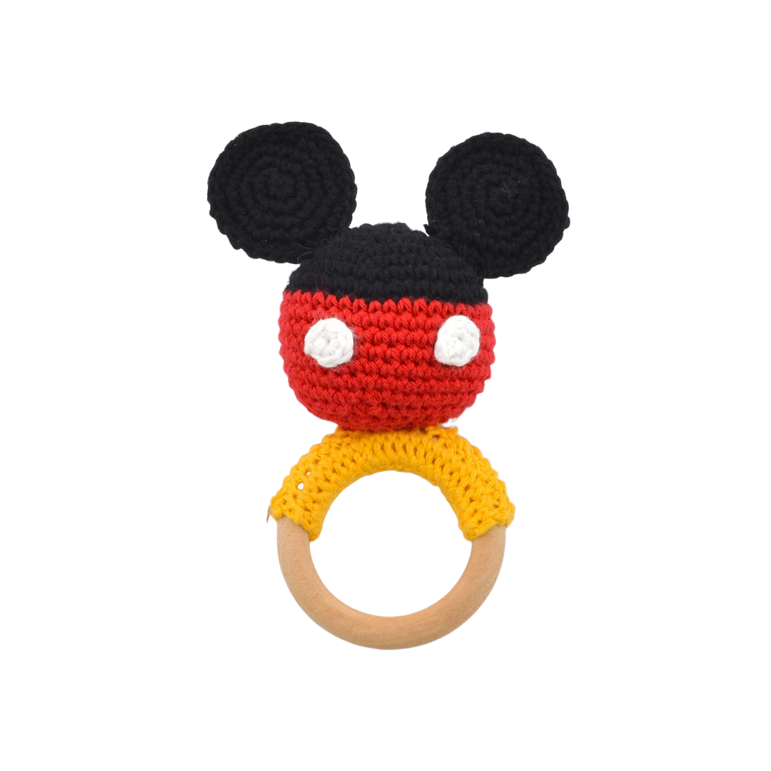 Crochet Baby Teether Rattle